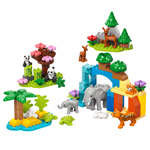 LEGO® DUPLO® 10446 Rodinky divokých zvířat 3 v 1 Obrázek k setu10446