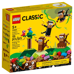 11031 Kreativní zábava s opicemi Obrázek k setu 11031
