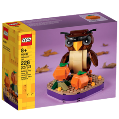 40497 Halloweenská sova Obrázek k setu 40497