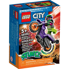 60296 Kaskadérská wheelie motorka Obrázek k setu 60296