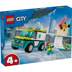 60403 Sanitka a snowboardista Obrázek k setu 60403