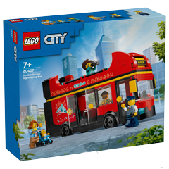 60407 Červený dvoupodlažní vyhlídkový autobus Obrázek k setu 60407