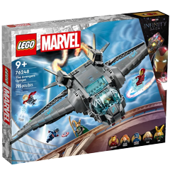 76248 Stíhačka Avengers Quinjet Obrázek k setu 76248