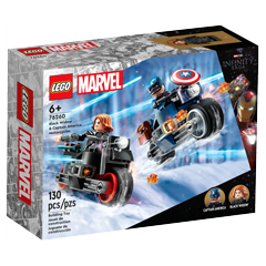 76260 Black Widow a Captain America na motorkách Obrázek k setu 76260