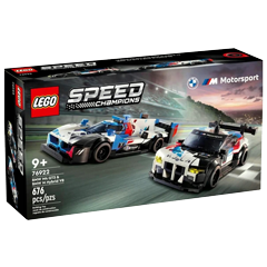 76922 Závodní auta BMW M4 GT3 a BMW M Hybrid V8 Obrázek k setu 76922