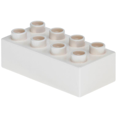 88710050 Kostka 2x4 bílá Obrázek k setu 88710050