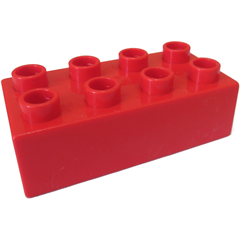 88710055 Kostka 2x4 červená Obrázek k setu 88710055