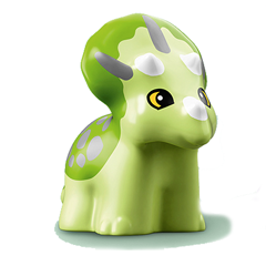 88802086 Triceratops zelený Obrázek k setu 88802086